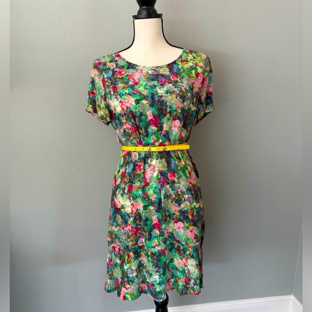 Anthropologie Floral Print Dress